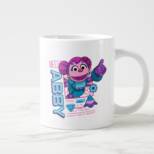 Grande Tasse Rue Sésame | Mécaniciens Abby Cadabby (Droite)