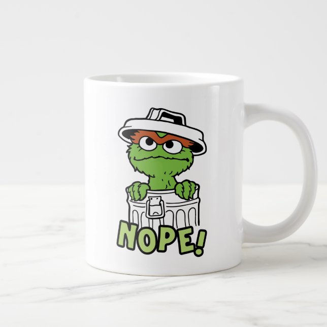 Grande Tasse Rue Sésame | Oscar le Grouch Nope! (Droite)