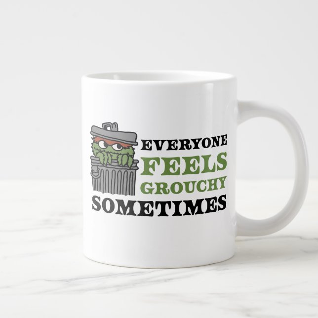 Grande Tasse Rue Sésame | Oscar le Grouch se sent Grouch (Droite)