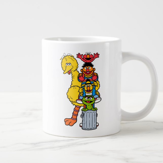 Grande Tasse Rue Sésame | Pose Pals Street Sesame (Droite)