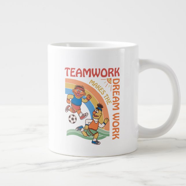 Grande Tasse Rue Sésame | Travail d'équipe Ernie & Bert (Droite)