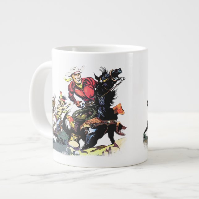 Grande Tasse Ryder rouge Vintage (Devant gauche)