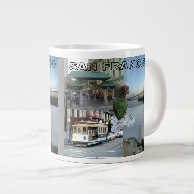 Grande Tasse San Francisco Collage (Devant droit)
