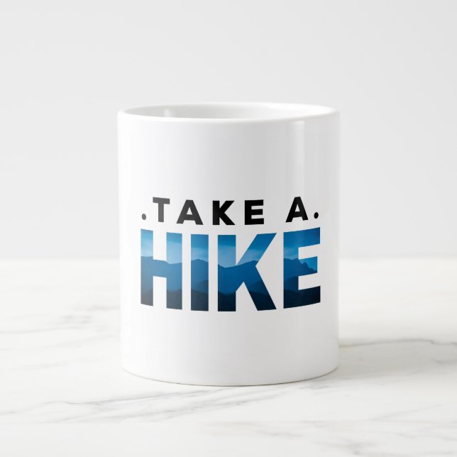 Grande Tasse Sarcastique faire une randonnée, Cadeau Randonnée  (Devant)