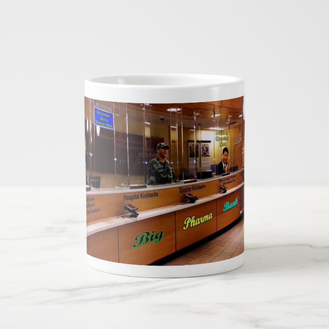 Grande Tasse Satisfait à notre quota (Devant)