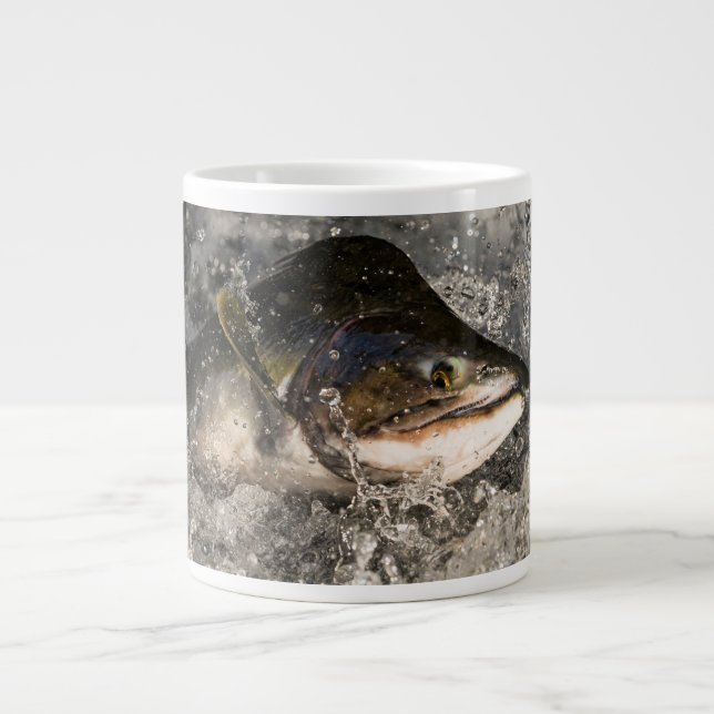 Grande Tasse Saumon de saut (Devant)