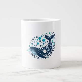 Grande Tasse Sauvez l'artisanat des baleines de la planète pour