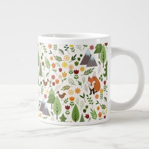 Grande Tasse Scandinavie : Illustrations de style Motif à la c