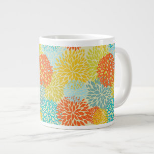 Grande Tasse Schéma floral 3