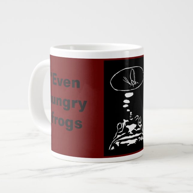 Grande Tasse Sci-Fi smart animaux "Hungry Frog Dreams" (Devant gauche)