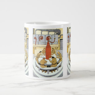 Grande Tasse Science-Fiction vintage, Les Scientifiques Du Labo