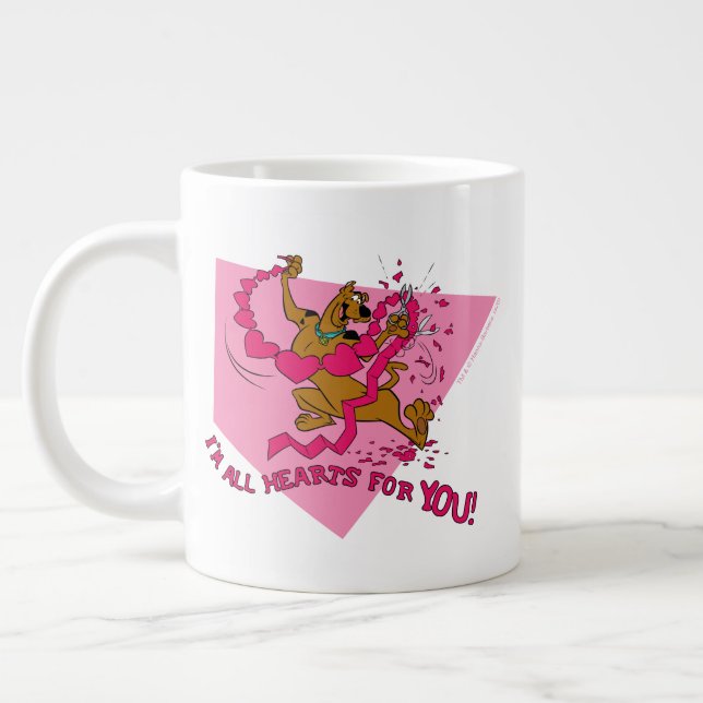 Grande Tasse Scooby-Doo - Je suis tout coeur pour vous (Gauche)