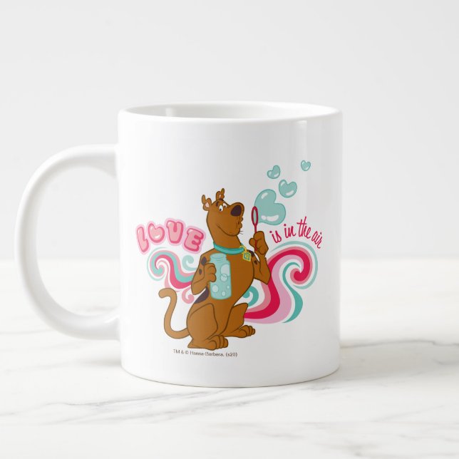 Grande Tasse Scooby-Doo - L'Amour Est Dans L'Air (Gauche)