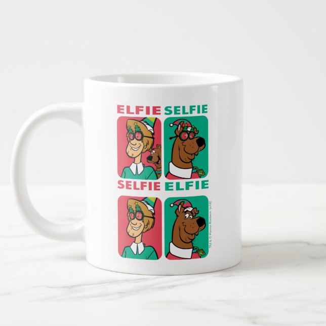 Grande Tasse Scooby-Doo & Shaggy "Elfie Selfie" (Gauche)