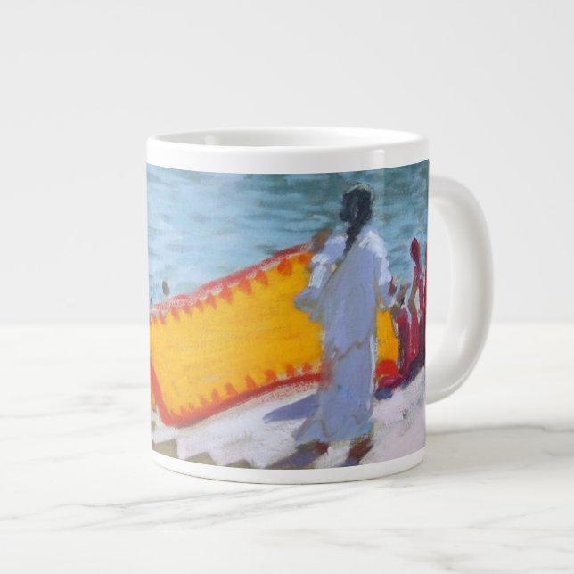 Grande Tasse Séchage de Sari Pushkar (Devant droit)