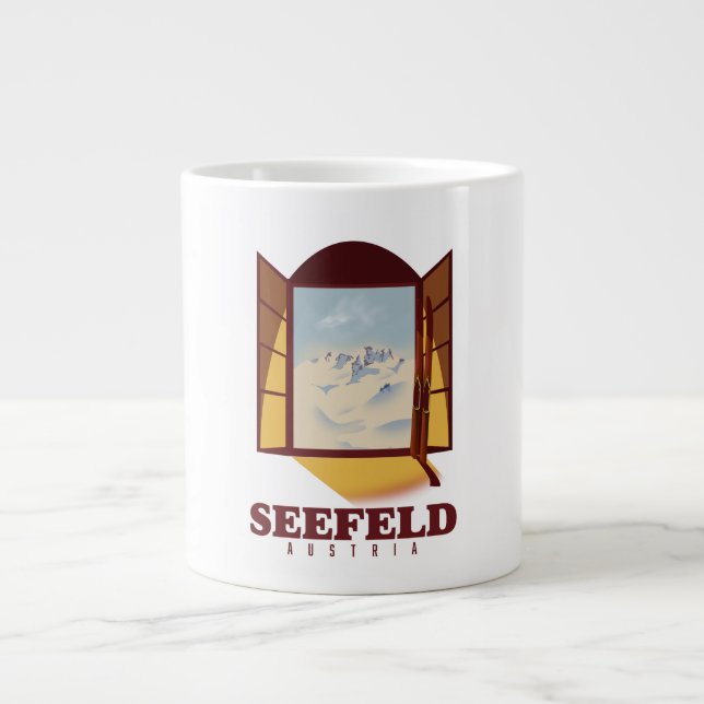 Grande Tasse Seefeld Autriche poster ski (Devant)