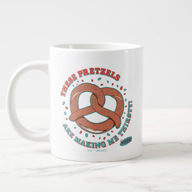 Grande Tasse Seinfeld | Ces Pretzels me donnent soif (Gauche)