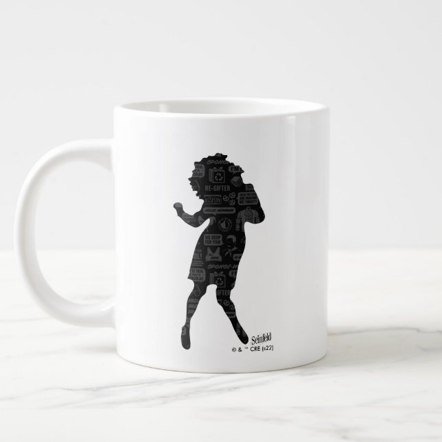 Grande Tasse Seinfeld | Elaine Danse Silhouette (Gauche)