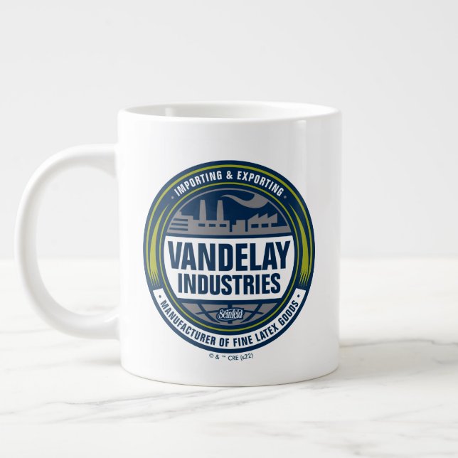 Grande Tasse Seinfeld | Logo de Vandelay Industries (Gauche)