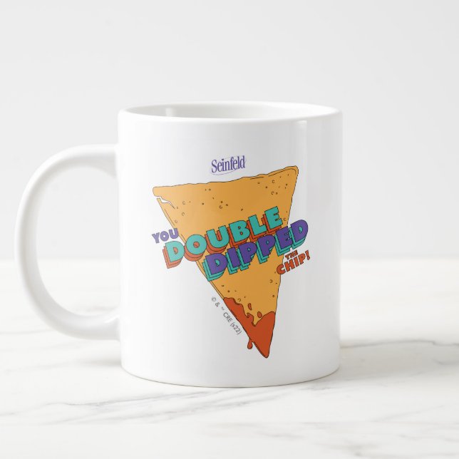 Grande Tasse Seinfeld | Vous avez deux fois trempé la puce (Gauche)