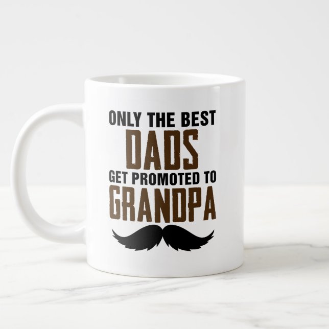 Grande Tasse Seuls les meilleurs papas sont promus à grand-père (Gauche)