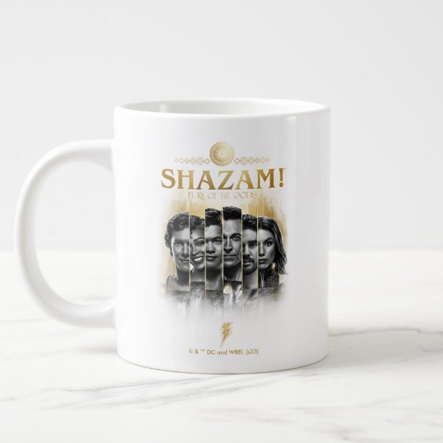 Grande Tasse SHAZAM ! Furie des dieux | Bars photo de caractère (Gauche)