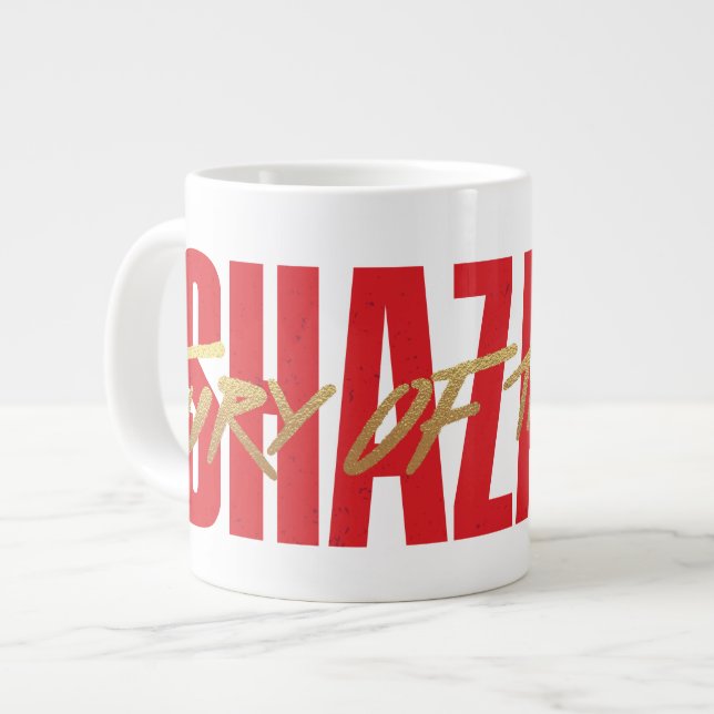 Grande Tasse SHAZAM ! Furie des dieux | Logo Golden Marker (Devant gauche)