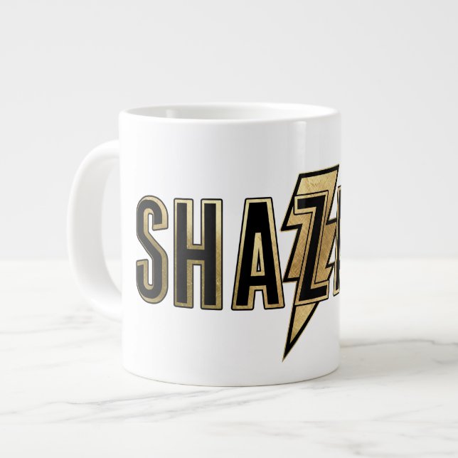 Grande Tasse SHAZAM ! | Logo Or (Devant gauche)