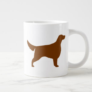 Grande Tasse Silhouettes de race de chien de Setter irlandais