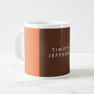 Grande Tasse Simple minimaliste Brown élégant moderne