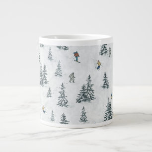 Grande Tasse Skieurs alpins et yétis cachés - Ski alpin