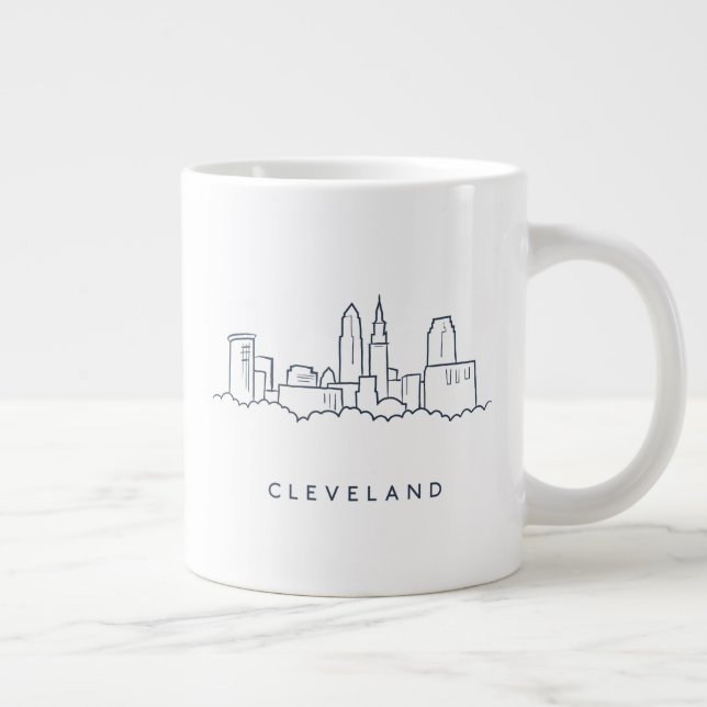 Grande Tasse Skyline Cleveland Ohio (Droite)