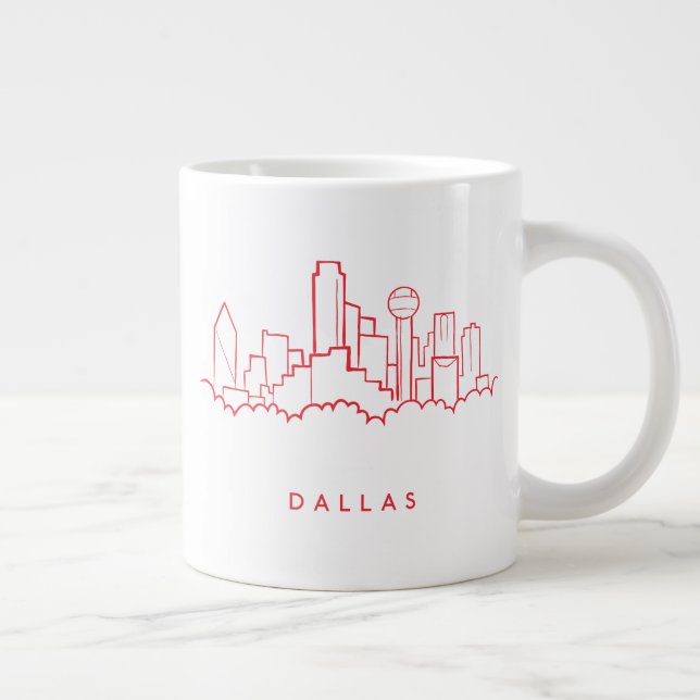 Grande Tasse Skyline Dallas Texas (Droite)