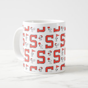 Grande Tasse Snoopy Varsity Motif sportif