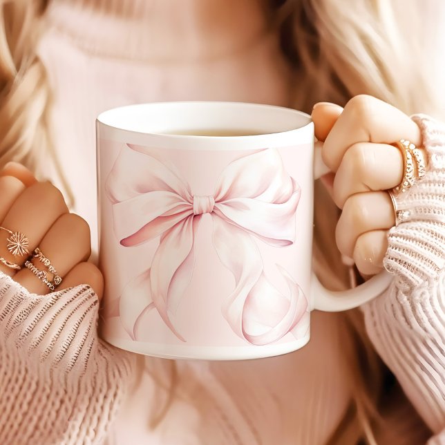Grande Tasse Soft Girl Rose Bow (Créateur téléchargé)