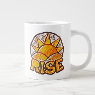 Grande Tasse Soleil réchauffé - Graphique de message de mise à 