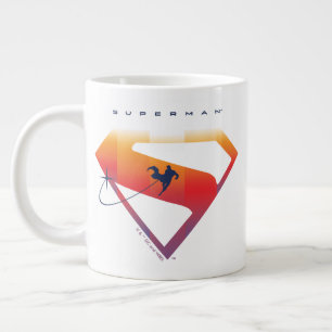 Grande Tasse Soleil Tourner Superman Shield