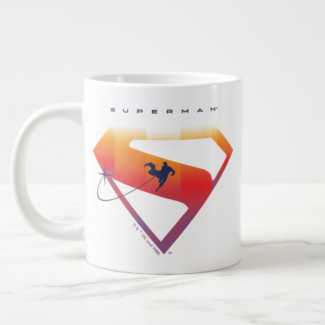 Grande Tasse Soleil Tourner Superman Shield (Gauche)