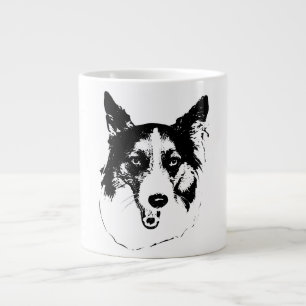 Grande Tasse Sourire d'automne en encre