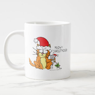 Grande Tasse Souris de chat Noël Drôle Cartoon mignonne