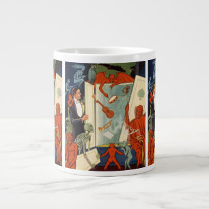 Grande Tasse Spectacle de magie du magicien vintage Carter le G