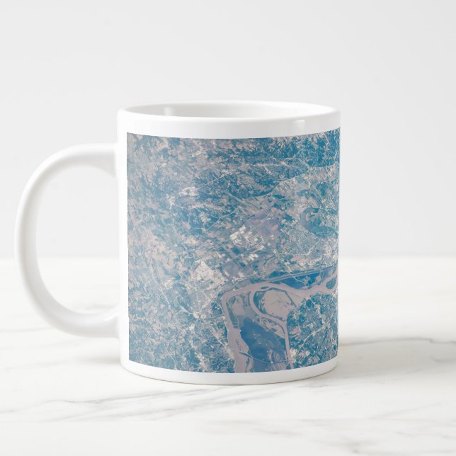 Grande Tasse St. Louis, Missouri Le Long Du Mississippi. (Gauche)