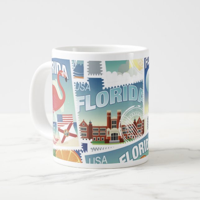 Grande Tasse Stampes de Floride (Devant gauche)
