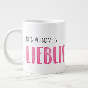 Grande Tasse Stase préférée XXL, Lettering dans l'eau