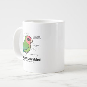 Grande Tasse statistiques Pêche-faites face de perruche