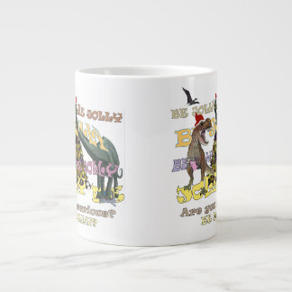 Grande Tasse Stressed-out Dinosaur Christmas