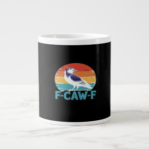 Grande Tasse Style esthétique pour amateur de corbeaux drôles F