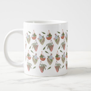 Grande Tasse Succulent et cactus Suspendu verdure Plante