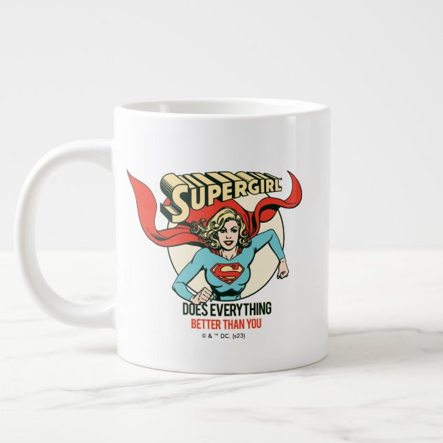 Grande Tasse Supergirl fait tout mieux que toi (Gauche)