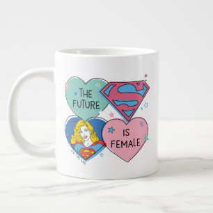 Grande Tasse Supergirl hors de ce monde Retro Graphisme